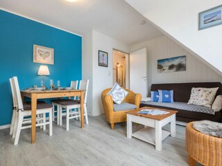 Wohnzimmer - St Peter Ording Bad, Haus Colonia, Wohnung 7 "Seehundskoje"