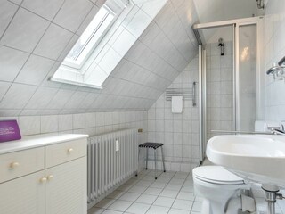 Badezimmer - St Peter Ording Bad, Haus Colonia, Wohnung 7 "Seehundskoje"