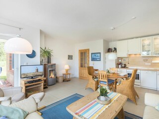 Wohnzimmer mit Kaminofen