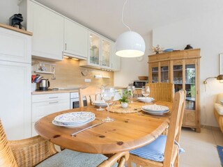 Essbereich im Wohnzimmer