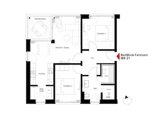 Ferienwohnung Marienleuchte Grundriss 23