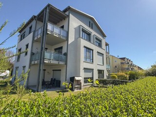 Haus von hinten