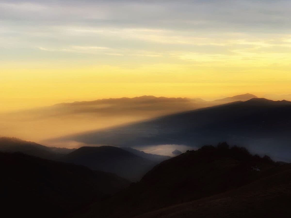 Blick über die Berge