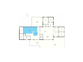 Vakantiehuis Marielyst Grondplan 51