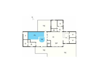 Casa per le vacanze Marielyst Pianta del piano 51