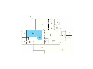 Casa de vacaciones Marielyst Plano de planta 51