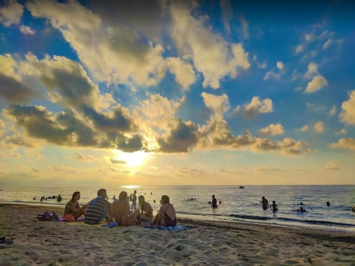 Der Strand am Ferienhaus auf Sizilien