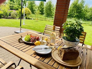 überdachte Terrasse