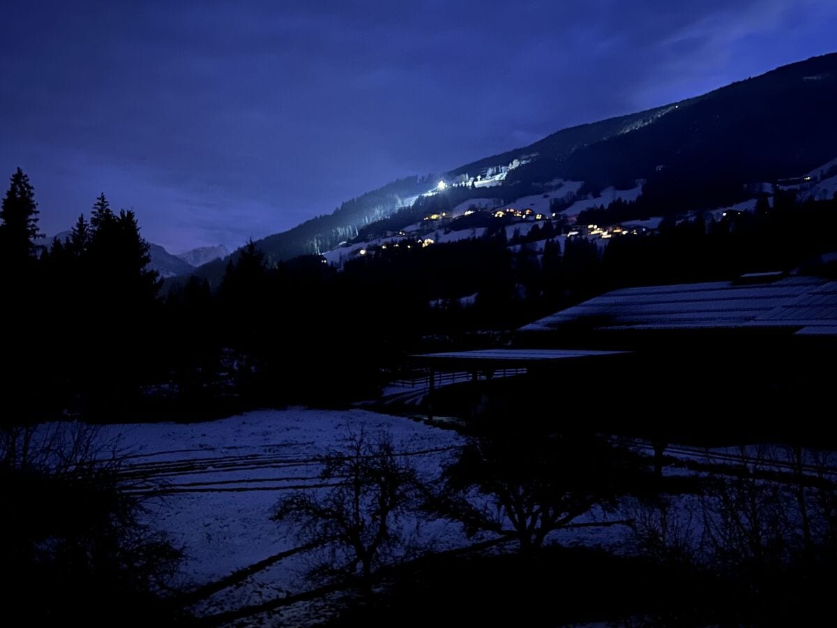 Talabfahrt Hochzillertal vom Balkon aus