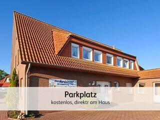 kostenloser Parkplatz exklusiv für euch reserviert