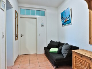 Flur mit Schlafcouch für 1 Person