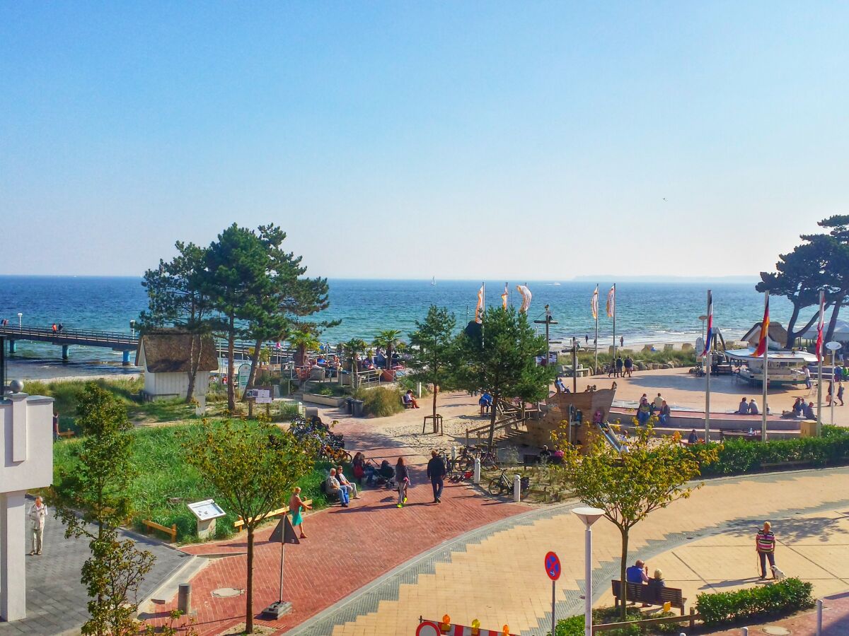 Blick vom Balkon 1 zur Ostsee