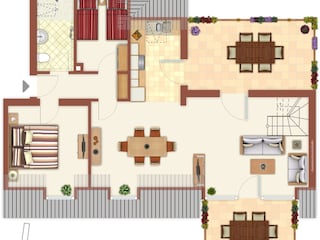 Grundriss Fewo Ostseeblick 2.OG