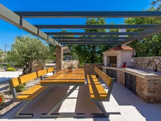 Luxuriöse Villa Posija mit privatem Pool