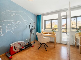 Auf dem Crosstrainer kann man aktiv werden.