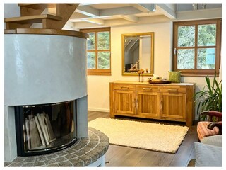 Kamin im Wohnzimmer