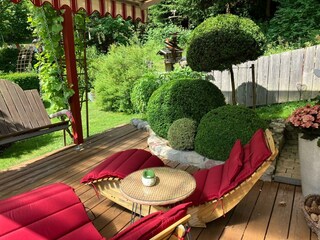 Liegeplatz im Garten
