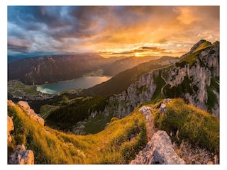 Sonnenuntergang im Rofangebirge  Sunset in the Rof