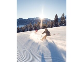 Skifahren in Achenkirch am Achensee Downhill skiin