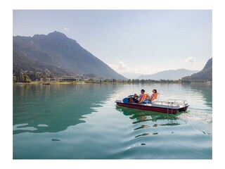 Tretbootfahren am Achensee  Pedal boat excursions