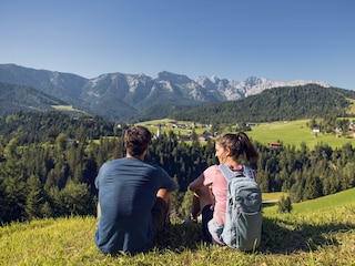 Ausblick auf Steinberg am Rofan