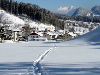 Blick nach Osten ins Kaisergebirge