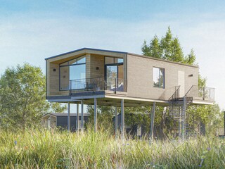 Baumhaus Schleswig-Holstein auf der Wiese
