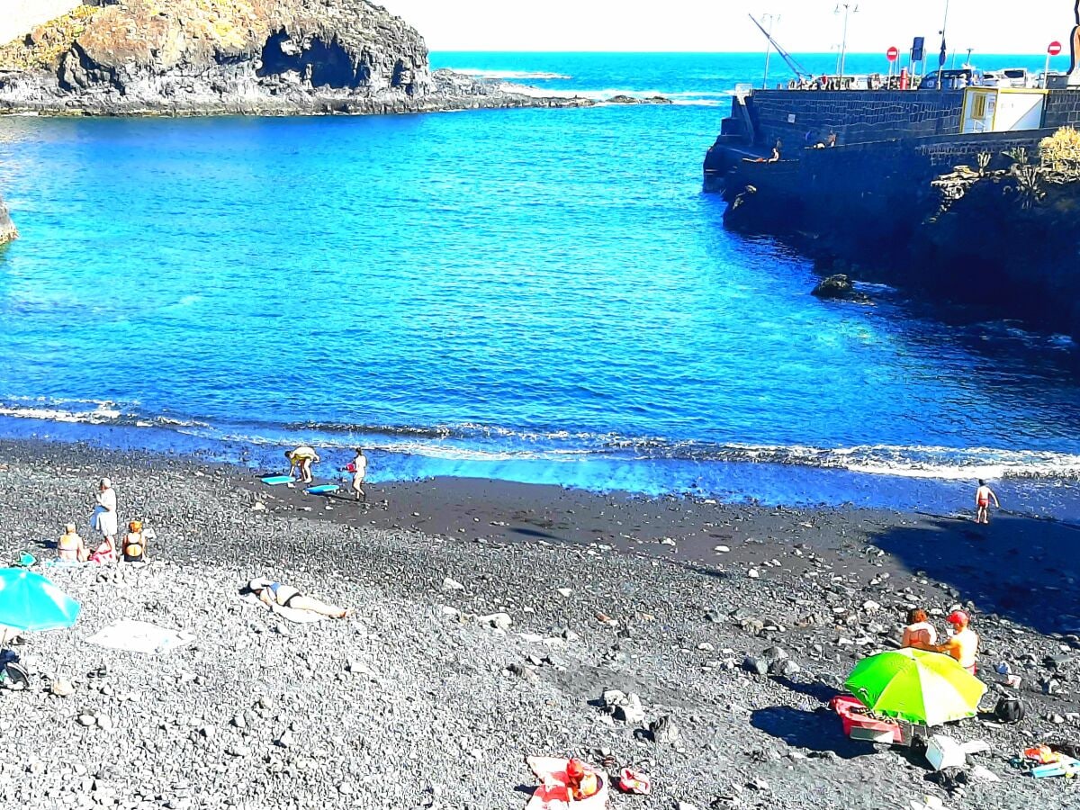 Badestrand in der Bucht von Garachico