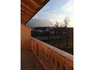 Blick vom Balkon Richtung Zuspitze