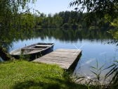 Ulaub am SEE - Blick vom See zum Grundstück