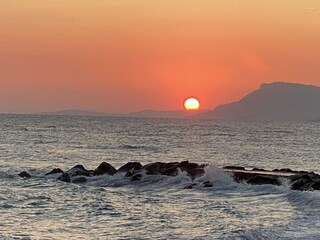Sonnenuntergang über Nizza