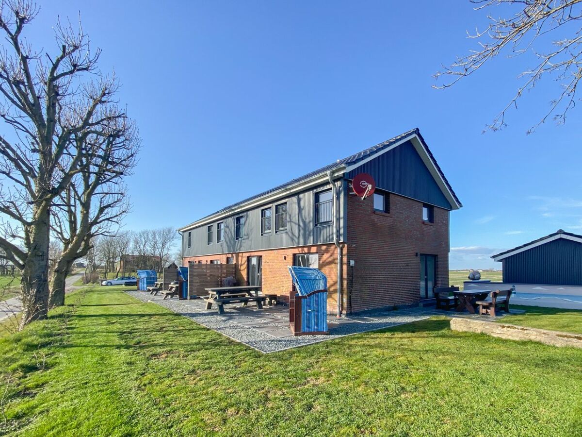 Ferienwohnung Hallig Nordstrandischmoor Außenaufnahme 1