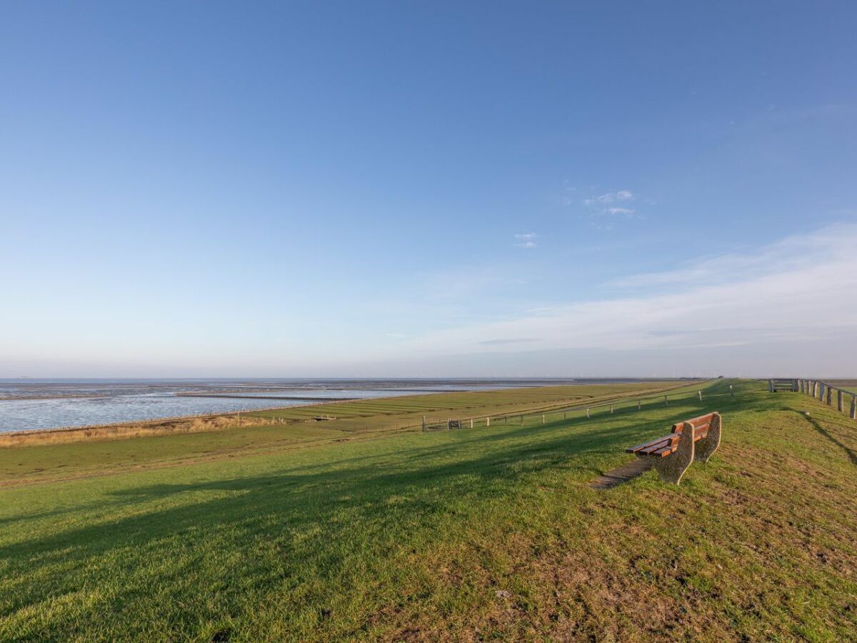 Ferienhaus Hallig Nordstrandischmoor Umgebung 16