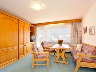 Vakantieappartement Hirschegg im Kleinwalsertal Woonkamer 6