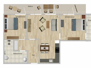 Ferienwohnung Hallig Nordstrandischmoor Außenaufnahme 3