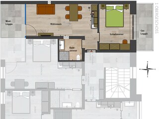 Appartamento per vacanze Partschins Pianta del piano 29