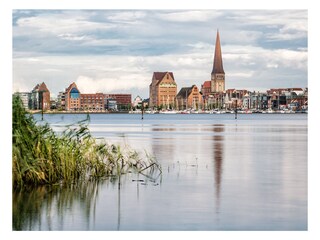 Rostock, city harbour & the river Warnow