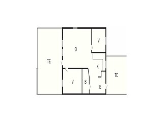 Casa de vacaciones Læsø Plano de planta 16