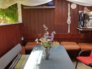 Terassensitzplatz für unsere Gäste