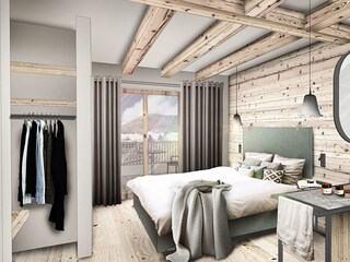 Zimmer 3D_ Haus 2  Chalets Mirabell _ Zangerl Mich