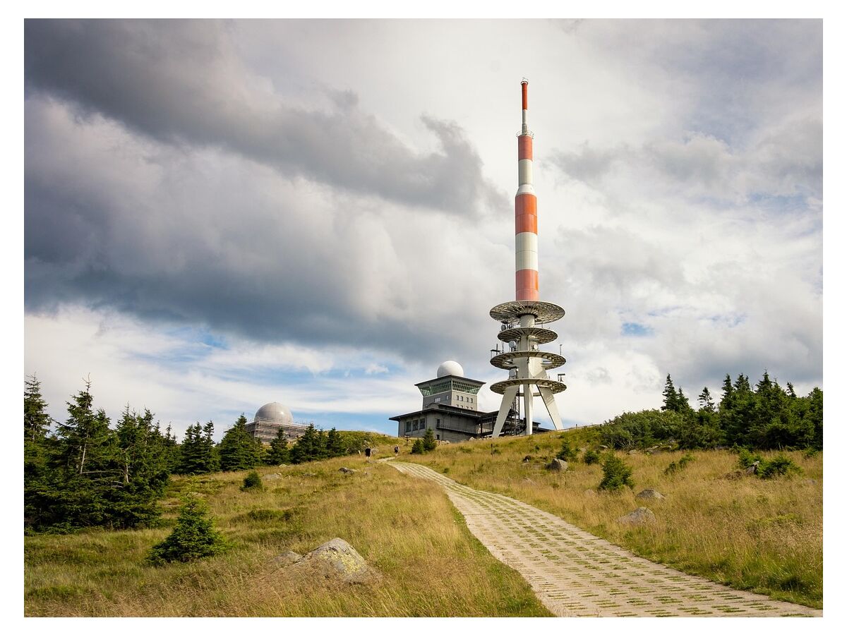 Wanderweg zum Brocken. Startpunkt direkt am Apartment