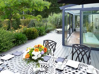 Garden in the summer