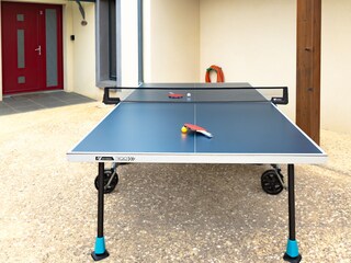 Tischtennis draußen oder drinnen