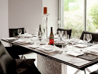 Generous dining equipment