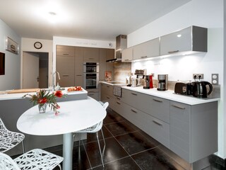 Kitchen with coffee corner