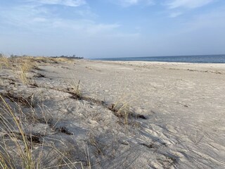 Der Strand liegt vor der Tür.
