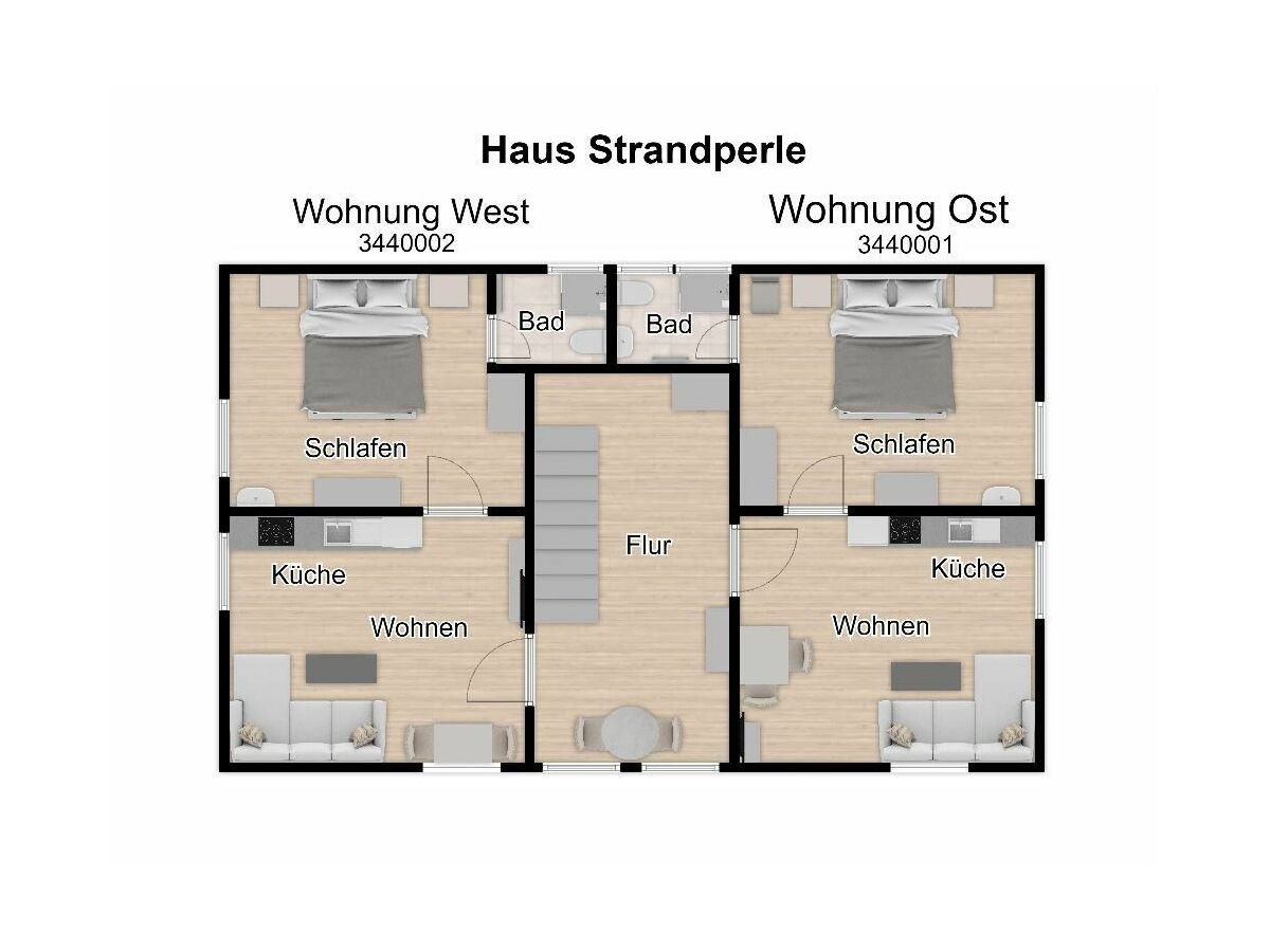 Ferienwohnung Juist Grundriss 15