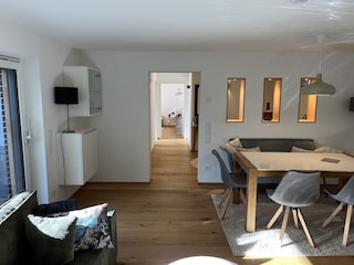 Block Richtung Schlafzimmer