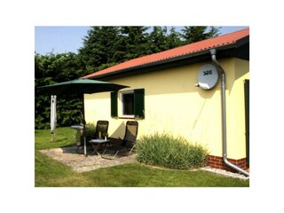 Die Terrasse auf der Südseite
