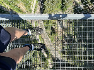 Sommer Holzgau Hängebrücke